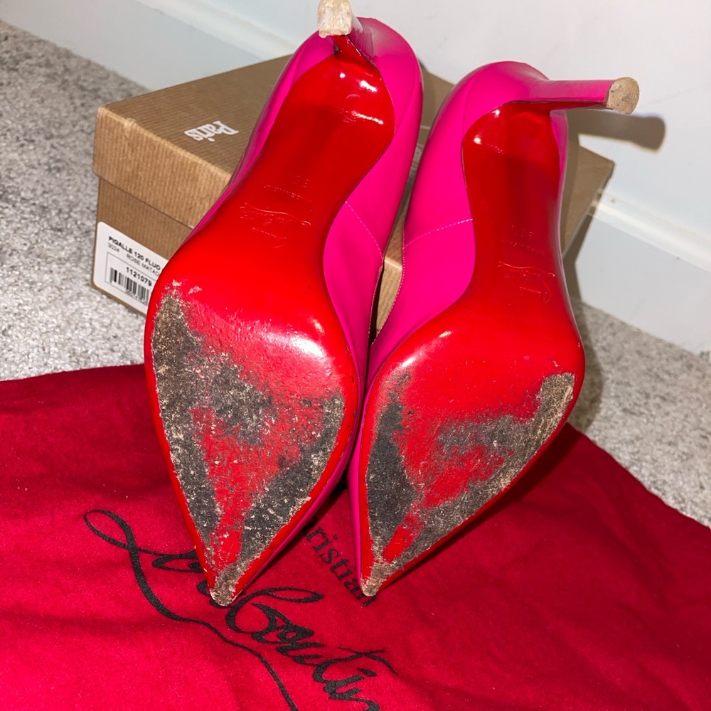 Hot pink Christian Louboutins - Picture 4 of 5